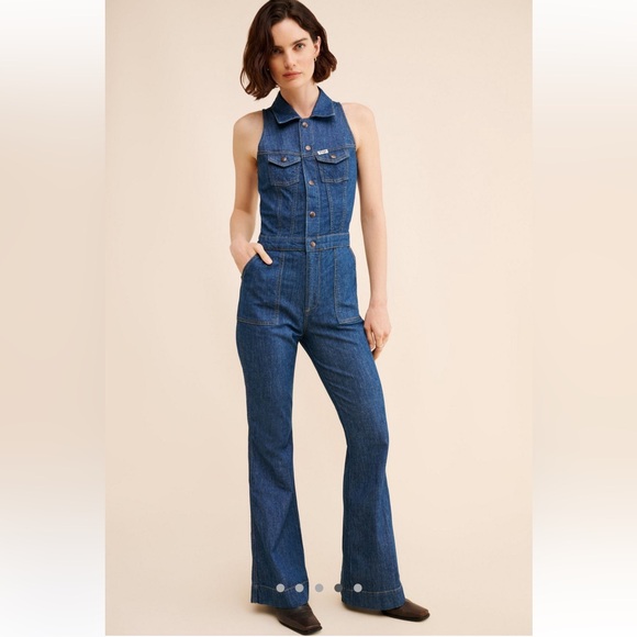 Wrangler Racer Back Denim Cat Suit - Picture 9 of 12